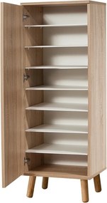 Mega Sonoma Oak Rattan cipősszekrény