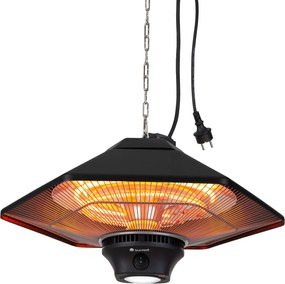 Blumfeldt Heat Hexa, infravörös hősugárzó, 800/1200 W, halogén, IP34, LED, fekete