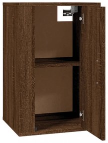 2 db barna tölgy falra szerelhető TV-szekrény 40x34,5x60 cm