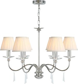 Elstead Lighting FINSBURY PARK FP6-POL-NICKEL Csillár 6x60W/E14