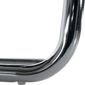 Étkezőszék, sötétszürke/világos varrat, ABIRA NEW