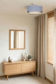 Brilagi - BOHO ECO LED felületre szerelhető csillár 1xE27/10W/230V Ø 40 cm kék/krémszínű