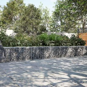 horganyzott vas gabion kosár fedéllel 1000 x 50 x 50 cm