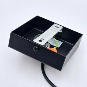 Csillár zsinóron ASTRID 1xE27/60W/230V matt fekete