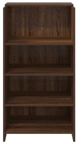 recepciós pult barna tölgy 55x50x103,5 cm szerelt fa