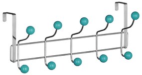 Mentazöld-ezüstszínű fém ajtófogas 41 cm – Premier Housewares