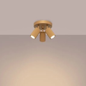 Sollux SL.1563 - Spotlámpa KARBON 3xGU10/10W/230V arany