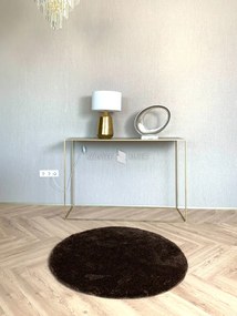 Vajpuha kerek shaggy sebano Barna (Brown) 67x67