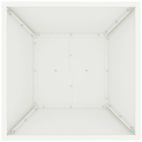 Növényállvány Fehér Fém 40 x 40 x 101 cm Dekoratív Betétek