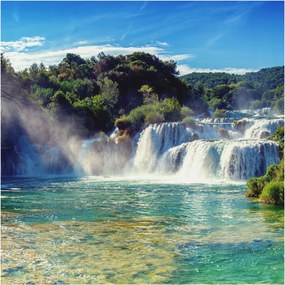 Fotótapéta Flizelin Dekoratív Hálószoba Vízesés táj 250x250