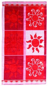 Red Sun Lurex strandtörölköző