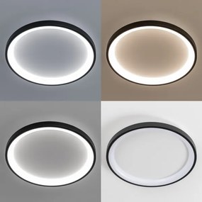 Brilagi - dimmelhető LED mennyezeti lámpatest FALCON SLIM LED/42W/230V átm. 50 cm fekete + távirányító