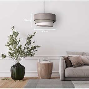 Duolla - Csillár zsinóron TRIO 1xE27/40W/230V átm. 45 cm