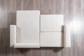 Palvin mini L-alakú kanapé, ágyazható, ágyneműtartós - LEÉRTÉKELT