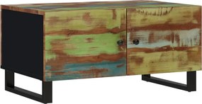 vidaXL tömör újrahasznosított és szerelt fa dohányzóasztal 80x50x40 cm