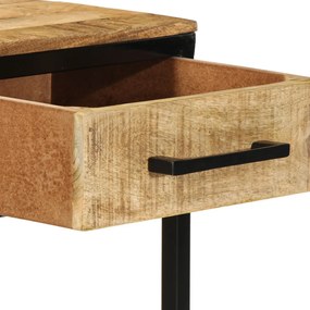 Asztal 100x50x75 cm Tömörfa Durva Mangó