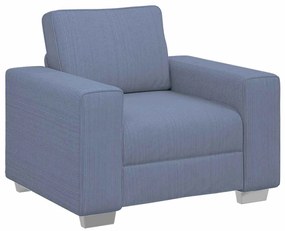 kék kordbársony szövet kanapészék 60 cm