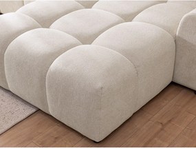 Bézs sarokkanapé (jobb oldali-heverő résszel) Albane – Ropez