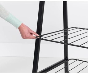 Fekete acél ruhatartó állvány Linn – Brabantia