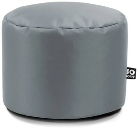 Szürke bőrutánzat gyerek babzsákfotel Dot M – So Soft?