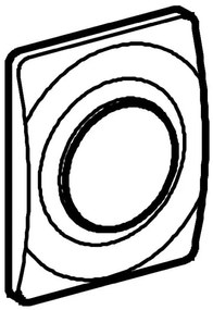 GROHE 37018SH0 - SURF működtető nyomólap 116 × 144 mm fehér