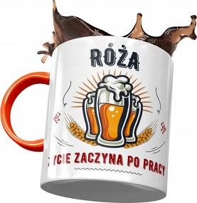 Narancssárga Bögre Rózsa Barátnő Feleség Nyomtatott Fotóval