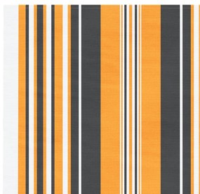 többszínű csíkos pótszövet napellenzőhöz 5 x 3 m