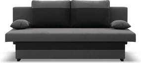 Sony kanapé, szövet anyag, bonell töltet, szürke - fekete