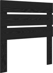 vidaXL Fejtámla Fekete tölgy 75 cm Faanyag