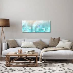 Kép - Pillangó kékben (120x50 cm)
