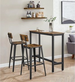 Bárszék 2db szett, konyhai székek háttámlával