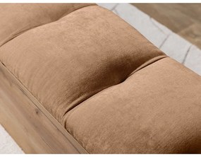 Világos rózsaszín-natúr színű pad Kumo – Bobochic Paris