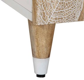 tömör mangófa TV-szekrény 105x33,5x46 cm