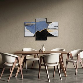 Kép - Texturált formák (90x60 cm)