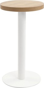 vidaXL világosbarna MDF bisztróasztal 40 cm