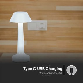 LED Dimmelhető újratölthető asztali lámpa  LED/1W/5V 3000-6000K fehér