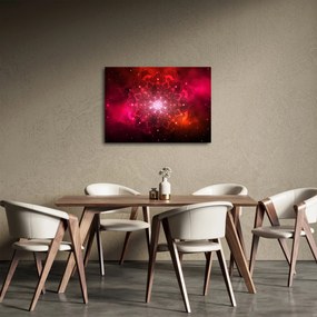 Piros absztrakció képe (70x50 cm)