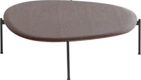 Sötét natúr színű dohányzóasztal 97x121 cm Kota – WOOOD