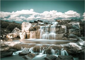 Fotótapéta vízesés sziklák ég fotótapéta
