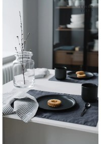 Sötétszürke len tányéralátét, 35 x 45 cm - Linen Tales