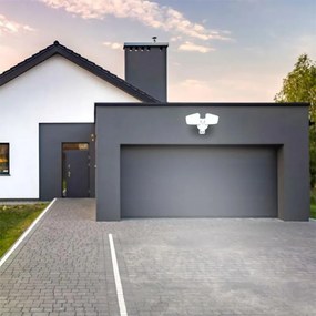 Kültéri fehér LED reflektor PIR érzékelővel 24W/3000K/4000K/6000K - LFX125