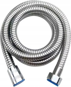 Csavarmentes zuhanytömlő Króm 120 cm kúpos kád zuhanytömlő