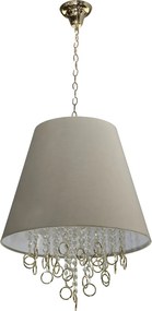 Golden Ring kristály függőlámpa, elegáns