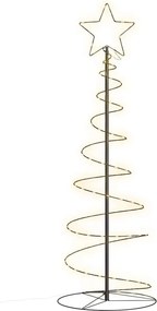 vidaXL meleg fehér LED karácsonyfa 100 LED 150 cm
