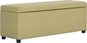 vidaXL zöld poliészter pad tárolórekesszel 116 cm