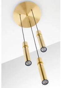 Jupiter 2019 - Csillár zsinóron ALAS 3xGU10/10W/230V arany