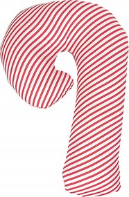 Karácsonyi cukorpálca párna 100% pamut dekoráció 40x65 cm