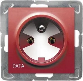 Data aljzat süllyesztett kulccsal piros Ospel Impresszió GP-1YZK/m/00