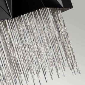 Elstead glamour modern fali lámpa zuma fekete ezüst elshk-zuma-3w-sbs