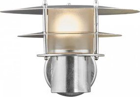 NORDLUX 2118041031 BASTIA Klasszikus Kültéri Fali Lámpa Ezüst E14 IP54